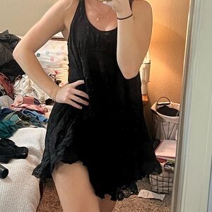 intimately free people black lace dress